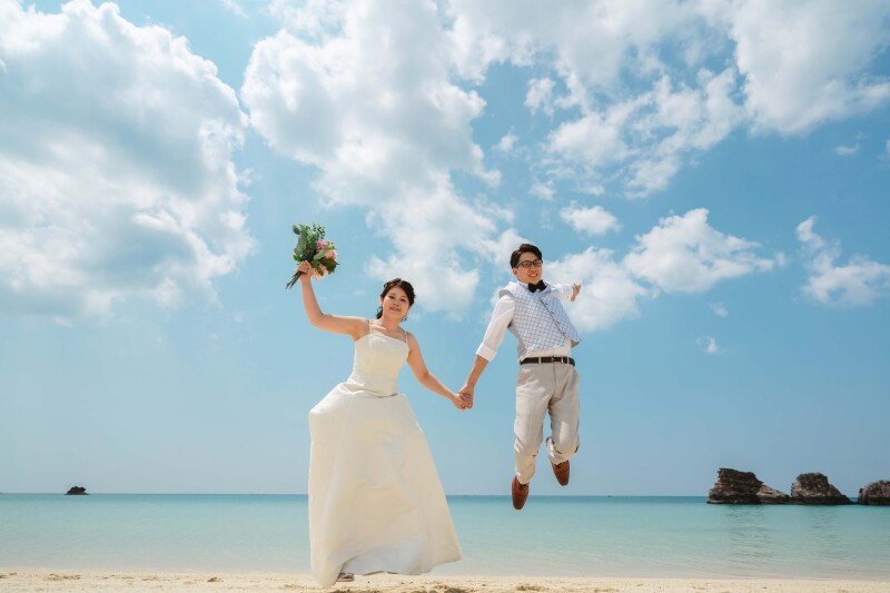 さいごはおふたりがやりたかったショット！