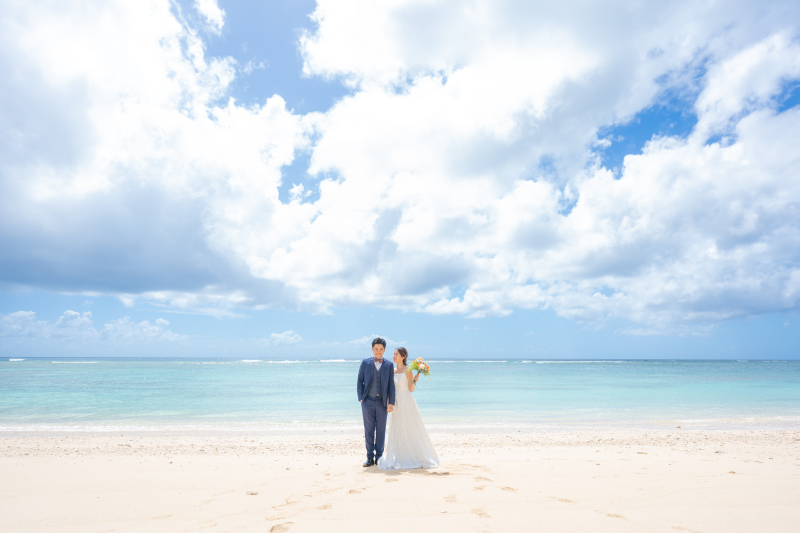 海での撮影スタート