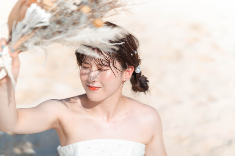 こだわりのヘアスタイルとメイク