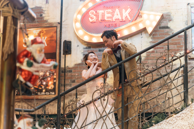 ステーキ屋さんの看板