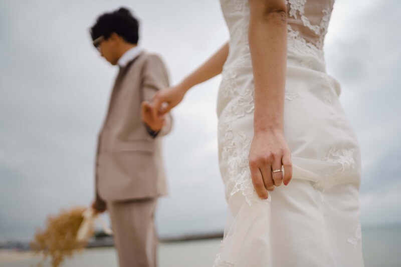 おふたりの大事な指輪も。