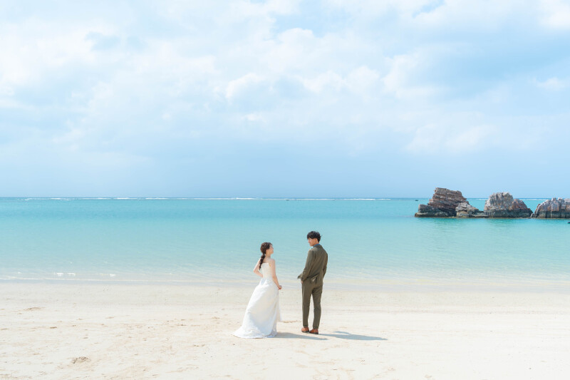 涼しくなってきた沖縄でロケーションフォト♪