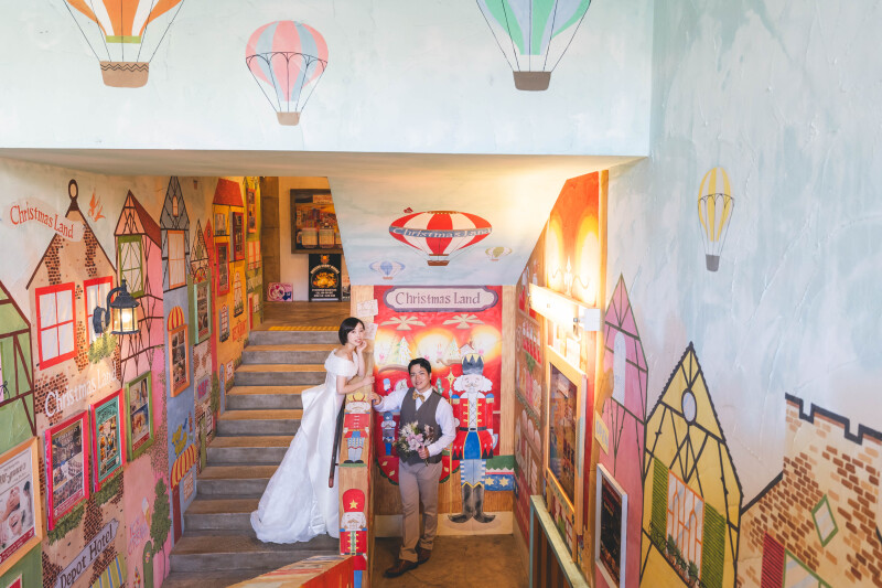 階段を登ると・・・