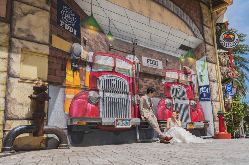 グラフィカルな壁