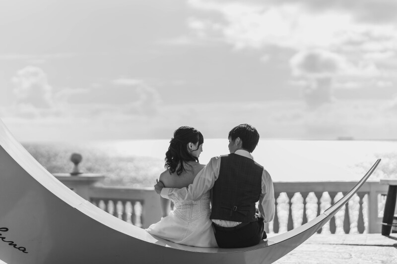 お月様に座って・・・