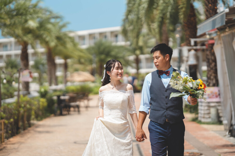 ビーチでの撮影を終えたら次のロケーションへ・・・