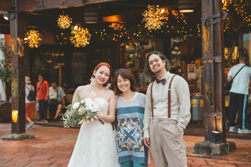 撮影を見守っていた叔母様も一緒に♪