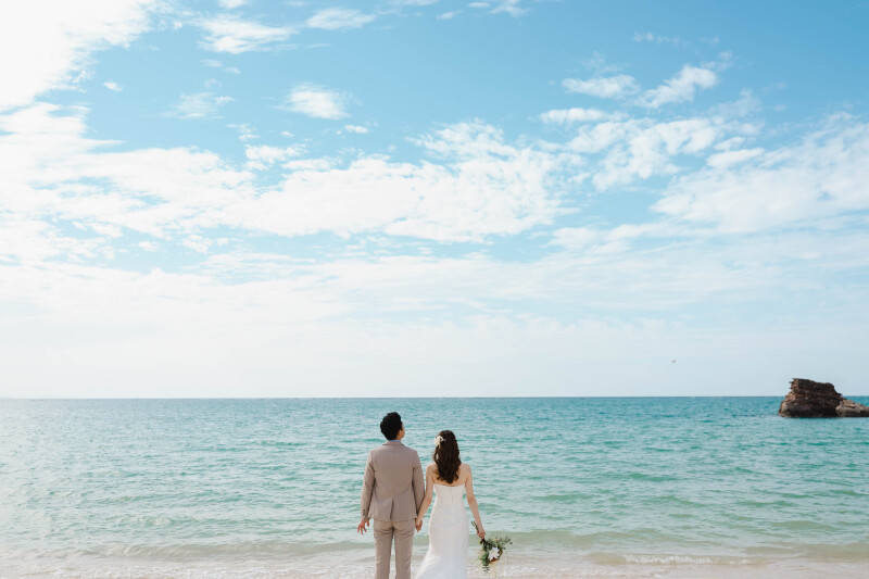 ビーチ撮影スタート