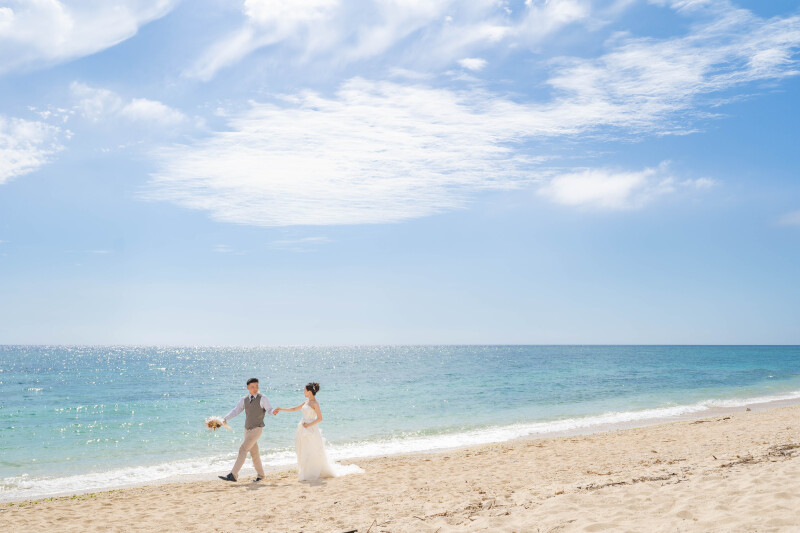 キラキラ光る海!