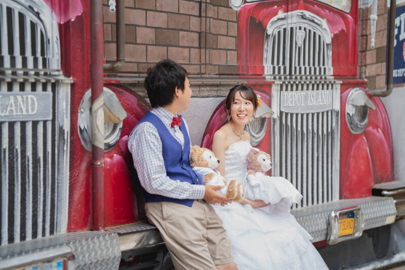 ウェディング仕様のぬいぐるみ♡