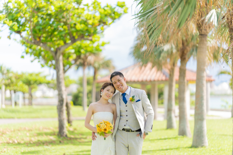 ヤシの木ショット