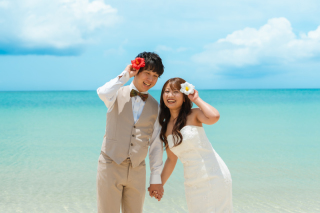 アラハビーチでの撮影☆