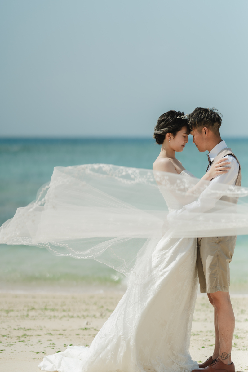 ベールを使ったショット