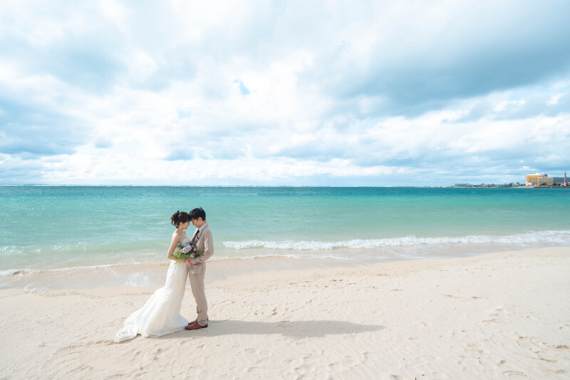 おでこを寄せて