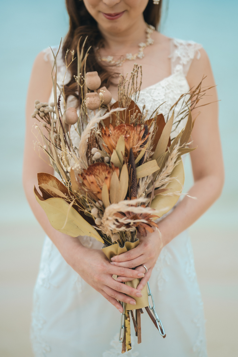 ブーケと結婚指輪と。