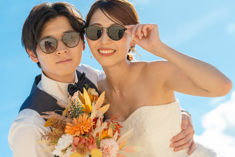 読谷村のビーチで♪