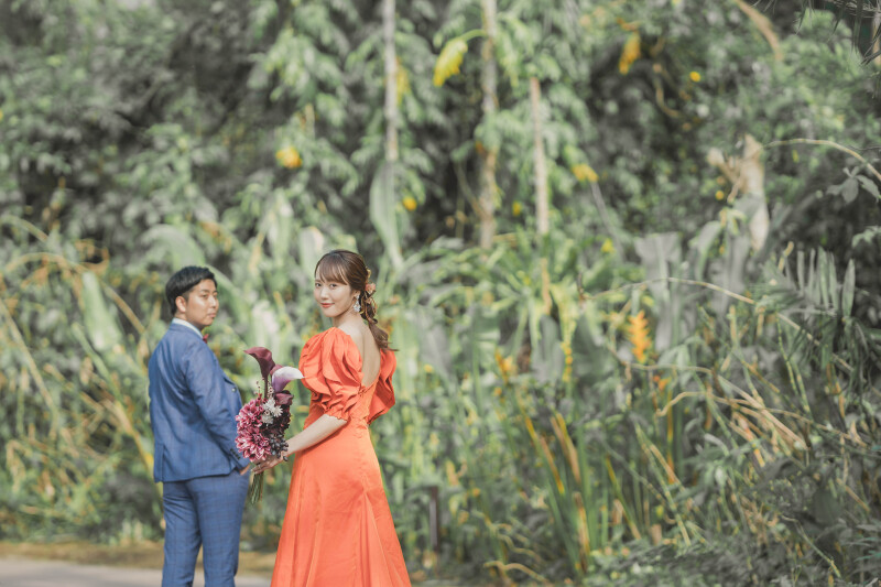 ブーケも変えて。