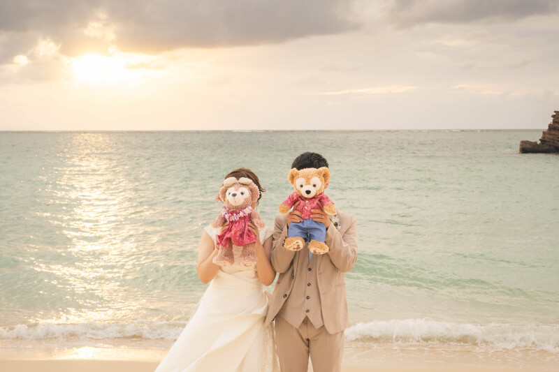 ぬいぐるみも一緒に