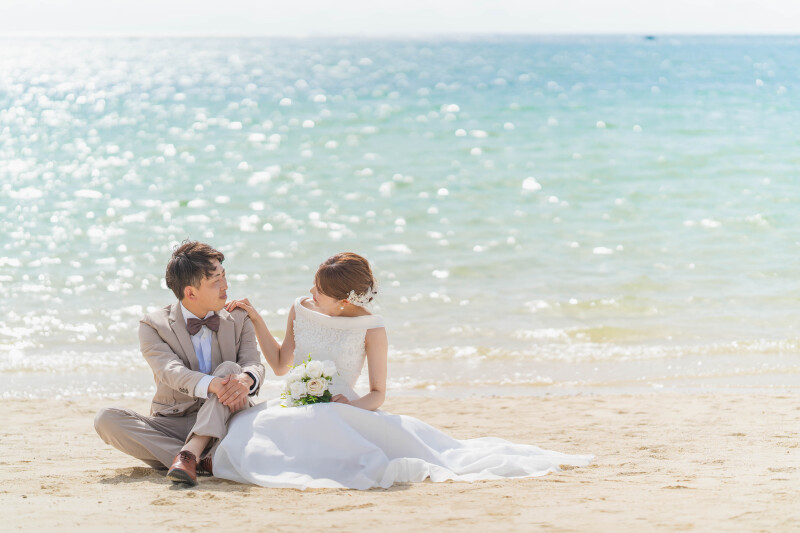 お座りショット♡