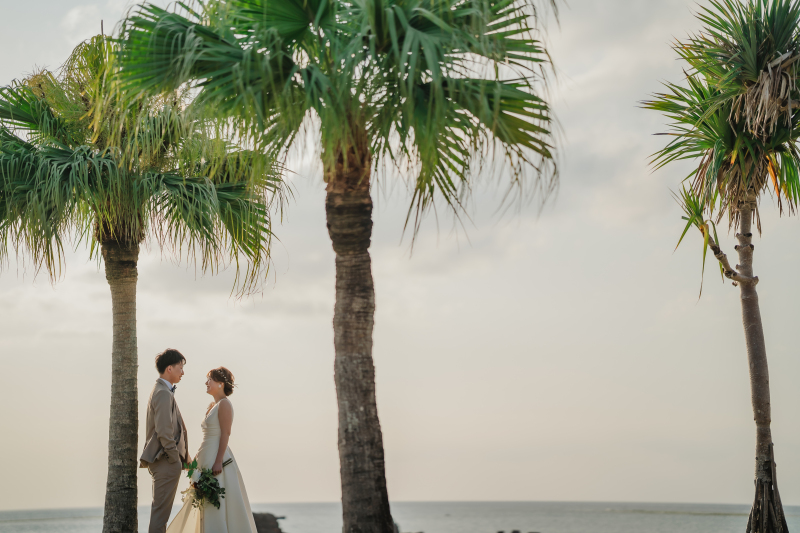 ビーチにてサンセット撮影スタート！