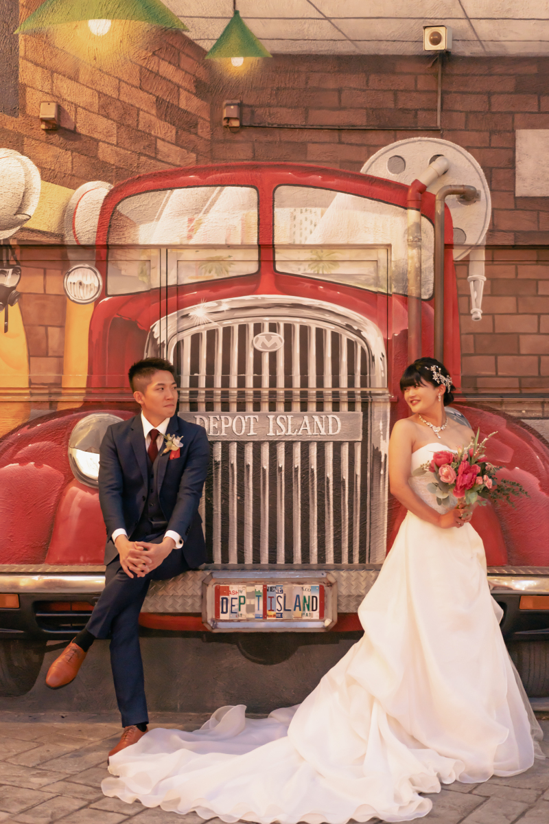 締めはアメリカンチックに