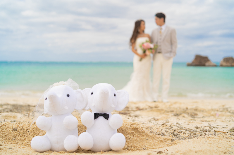 持ち込みの小物を使って