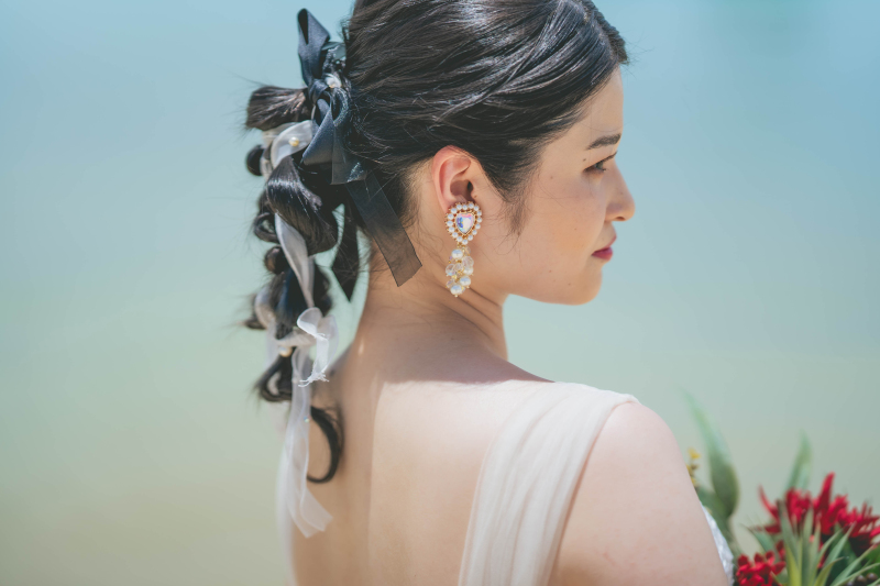 アクセサリーもこだわって