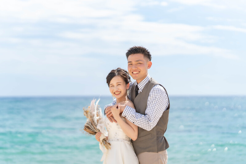 バックハグで可愛らしく♡