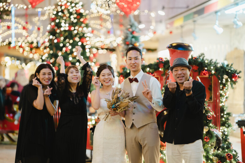 大切な人と特別な写真が残せる。