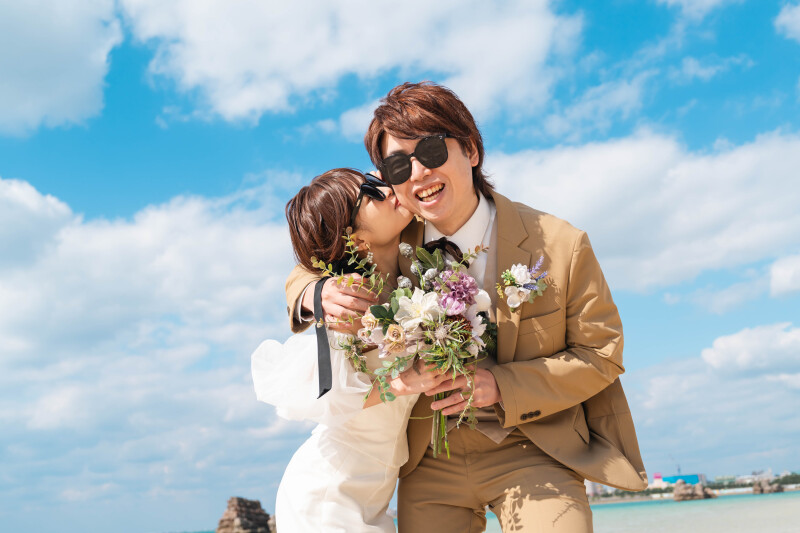 早割【1ヶ月前まで予約】１ロケ／アルバム3冊付きプラン (アラハビーチ）格安88,000円☂️雨天日程変更無料