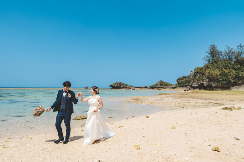 1ロケ&動画&ドローンプラン(読谷村天然ビーチ/森 写真+1分動画)格安119,000円☂️雨天日程変更無料/追加料金一切なし