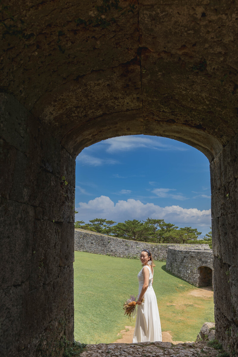 1ロケーションプラン(座喜味城跡)格安69,000円☂️雨天日程変更無料/追加料金一切なし