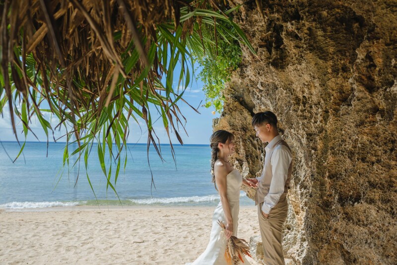 1ロケーションプラン(ザネー浜 ビーチ51/岩場・崖の上)格安89,000☂️雨天日程変更無料/追加料金一切なし