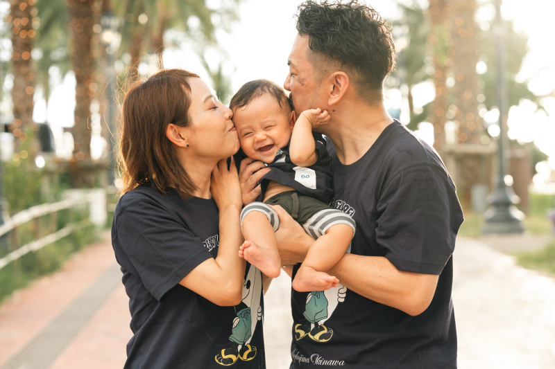 ファミリー＆記念・私服フォトプラン（アラハビーチorアメリカンビレッジ）格安19,000円 現金支払い限定☂️雨天日程変更無料