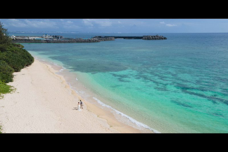 1ロケ&動画&ドローンプラン(読谷村天然ビーチ/森 写真+1分動画)格安119,000円☂️雨天日程変更無料/追加料金一切なし