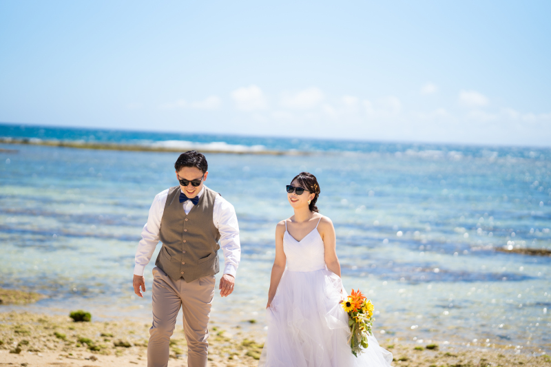 １ロケ＆動画＆ドローンプラン（読谷村天然ビーチ／森 写真＋1分動画)格安119,000円☂️雨天日程変更無料／追加料金一切なし