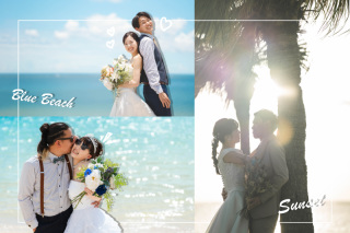 ２ロケプラン／サンセット２部制（アラハビーチ／日中ビーチ＆サンセット)119,000円☂️雨天日程変更無料／追加料金一切なし