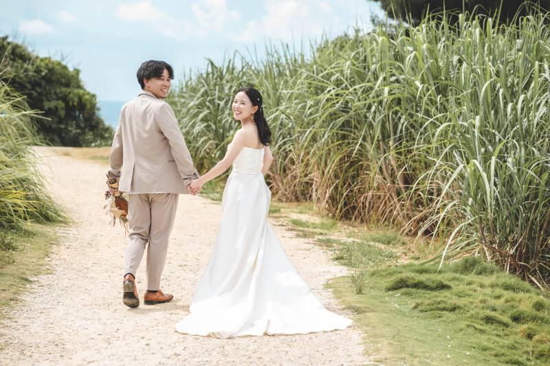 １ロケーションプラン（ザネー浜 ビーチ51／岩場・崖の上）格安89,000☂️雨天日程変更無料／追加料金一切なし