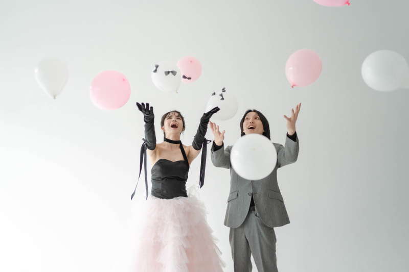 【3月〜5月平日撮影10組限定!】1ロケーション(アラハビーチ/ヤシの木)カラードレス+ウェディングドレス2着 ¥89,000