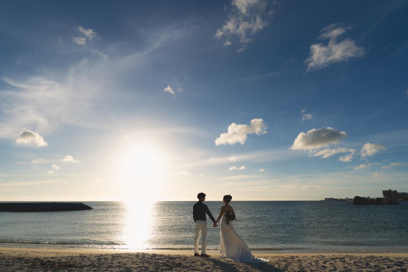 １ロケプラン／サンセット（アラハビーチ／ヤシの木・公園)　79,000円☂️雨天日程変更無料／追加料金一切なし