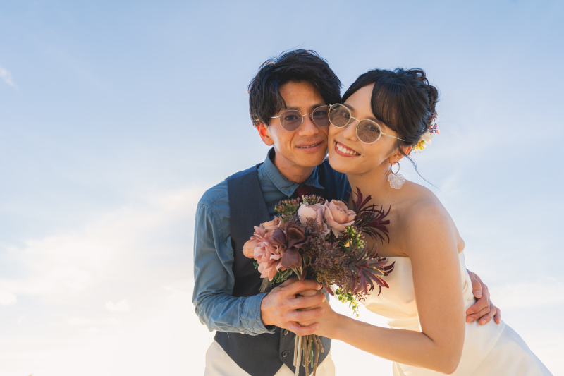 早割【1ヶ月前まで予約】平日限定1ロケプラン/サンセット(アラハビーチ/ヤシの木・公園) 69,000円☂️雨天日程変更無料