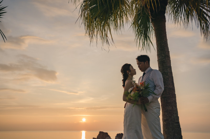 １ロケプラン／サンセット（アラハビーチ／ヤシの木・公園)　79,000円☂️雨天日程変更無料／追加料金一切なし