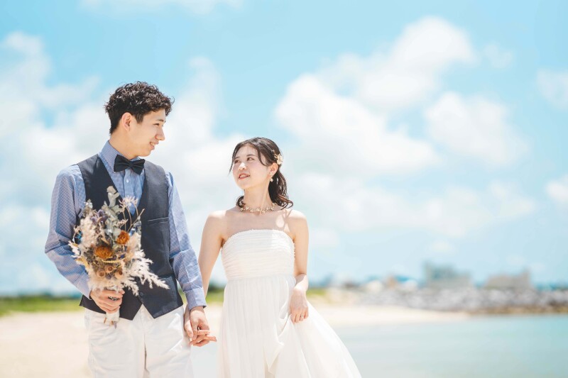 早割【1ヶ月前まで予約】１ロケ／アルバムorパネル写真 付きプラン (アラハビーチ）格安59,000円☂️雨天日程変更無料