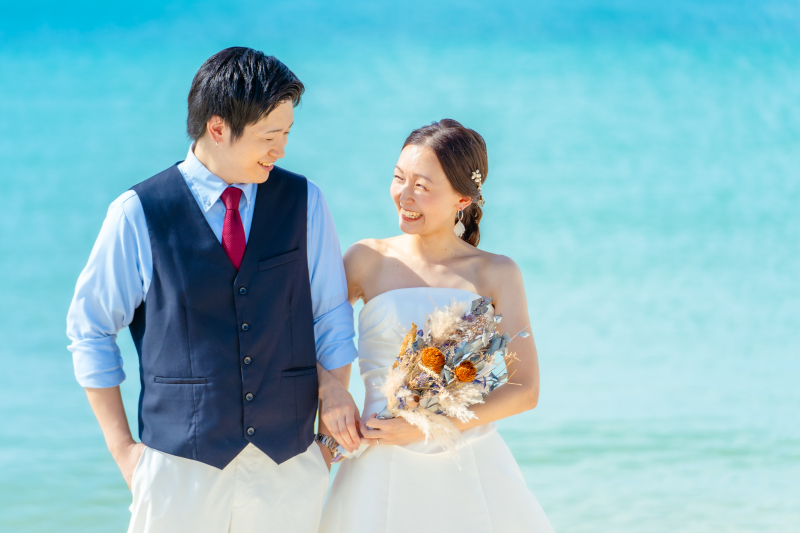 2ロケーションプラン(チャペル&アラハビーチ/ヤシの木)格安89,000円☂️雨天日程変更無料/土日撮影料金・追加料金一切なし