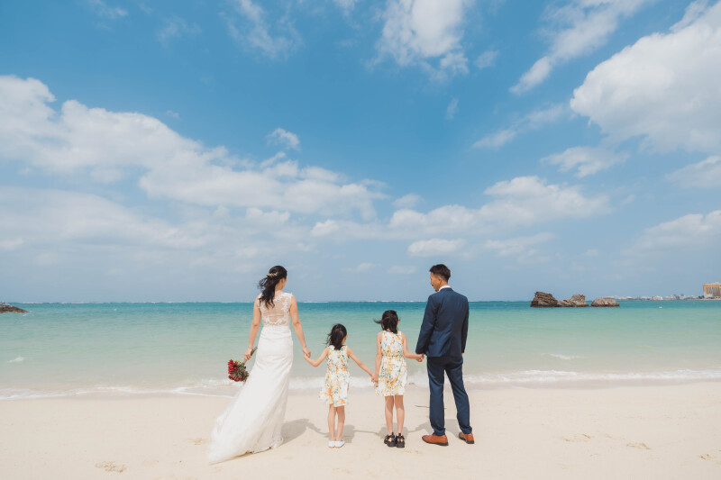 早割【1ヶ月前まで予約】1ロケファミリープラン(アラハビーチ/ヤシの木・公園)64,000円 キッズヘア&衣装&キッズアテンド付