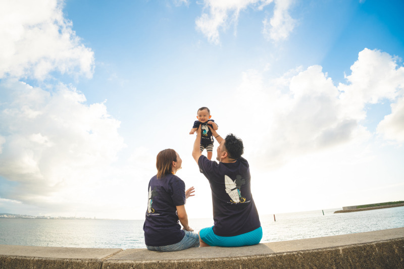 ファミリー&記念・私服フォトプラン(アメリカンビレッジ)格安19,000円 ⚫︎現金支払い限定☂️雨天日程変更無料