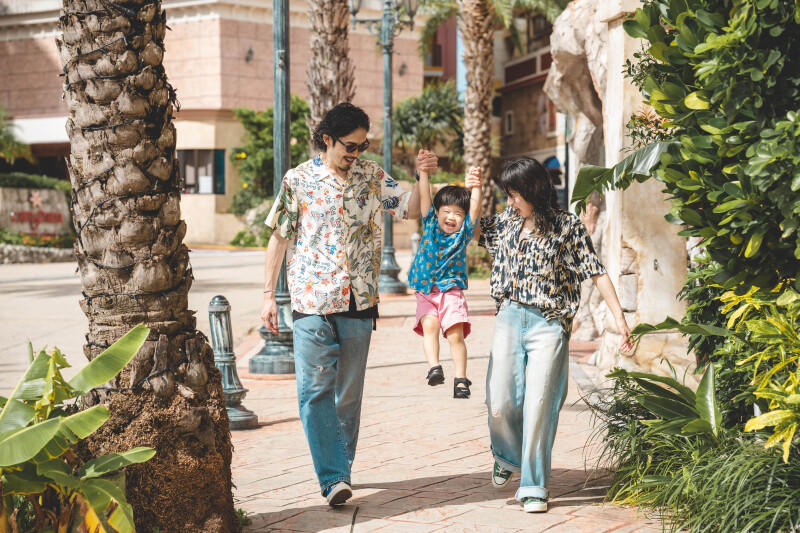 ファミリー&記念・私服フォトプラン(アメリカンビレッジ)格安19,000円 ⚫︎現金支払い限定☂️雨天日程変更無料