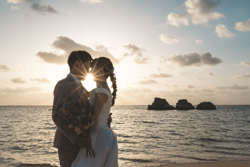 1ロケプラン/サンセット(アラハビーチ/ヤシの木・公園) 79,000円☂️雨天日程変更無料/追加料金一切なし