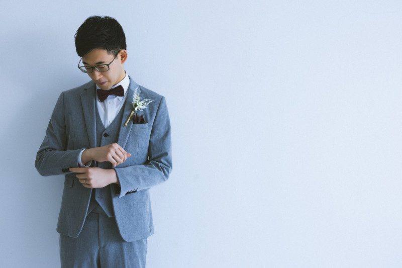 撮影前の静かな空気