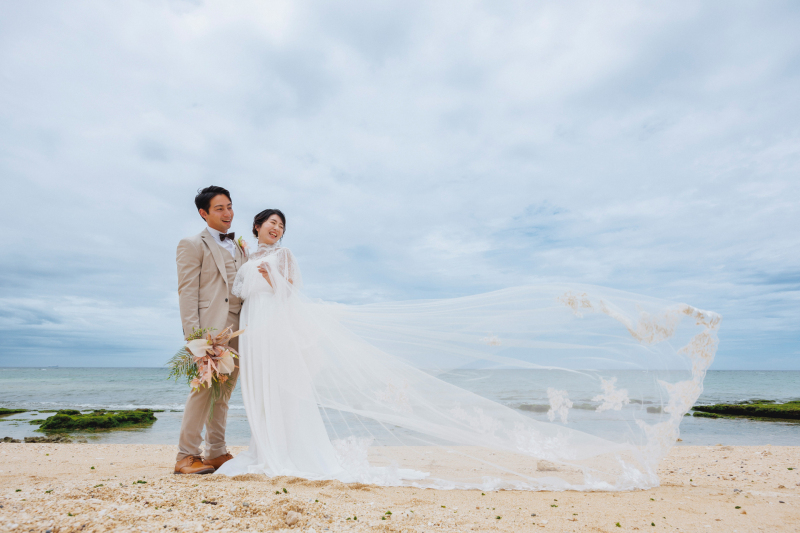 寄り添う二人、絵になる瞬間。